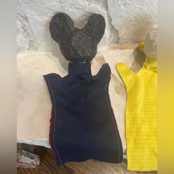 Vintage handmade Mickey Mouse & Donald Duck puppets - Picture 4 of 6